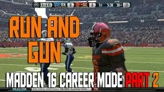 Madden NFL 16 Career Mode Running Back/QB Ep. 2 | Run and Gun | Madden 16 Career Let's Play