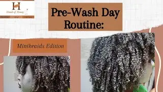 PRE-WASH DAY: EASILY DETANGLE 4C HAIR AFTER MINIBRAIDS TAKEDOWN