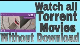 Watch All Torrent Movies Without Download || Best apps #2