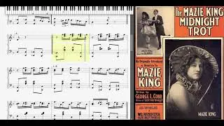 The Midnight Trot by George Cobb (1916, Ragtime piano)