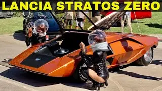 The ULTIMATE WEDGE CAR! 1970 Lancia HF Stratos Zero Prototype by Bertone!