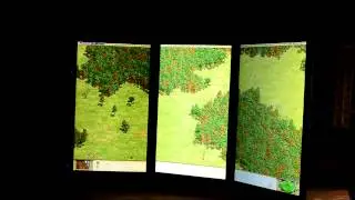 AMD Eyefinity im Test mit ASUS -  Age of Empires 2 im Tripple-Monitor Setup