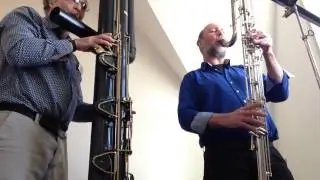 Dominy Clements - 'Extant-Extinct' on contrabass clarinet and subcontrabass flute.