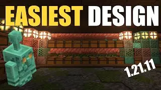 Minecraft EASIEST Copper Golem Sorting Storage System Tutorial 1.21.11 Java & Bedrock!