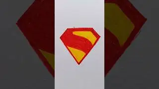 Superman New Logo Drawing 2025 #drawing #superman #shorts