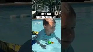 How to teach Child to go Underwater And Swim To The Wall