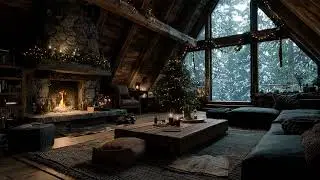 Holiday Fireplace Relaxation 2026  Soothing Piano & Warm Fire Sounds for Sleep & Stress Relief