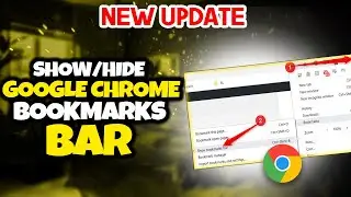 How to Show/Hide the Google Chrome Bookmarks Bar 2026