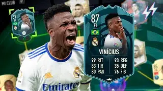 ROT&Iacute;SIMO o SBC ESTAFA? VINICIUS JR 87 POTM REVIEW! FIFA 22 ULTIMATE TEAM