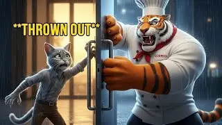 He Fired This Poor Janitor Cat... (Part 1) #AnimalKarma #CatStory