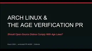 The DUMBEST Arch Linux Update Ever? (PR #4290 Exposed)