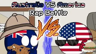 Australia VS America Rap Battle! | Countryball Animation | Music by: @KyleExum