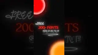 200+ free font pack 🖋️ #shorts #font #fontpack