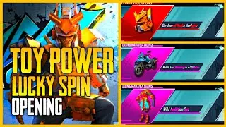 TOY POWER LUCKY SPIN OPENING - NEW LUCKY SPIN - PUBG Mobile 🔥 | Detonator Gaming