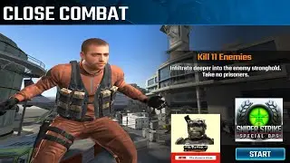 Zone 10 Airport mission Rifle #31 close combat, sniper strike : special ops ( iOS & Android )