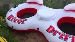 Pitman River Drifter 2 Seater Raft w Cooler