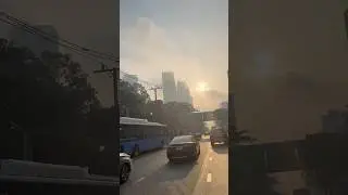 Heavy pollution in Bangkok February 3rd, 2025. PM 2.5 #Bangkok #pm25 #Thailand #pollution