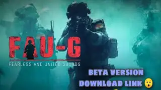 Faug game Beta version download link 😯