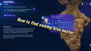 How to find swamp hive nectar in Avatar Frontiers of Pandora