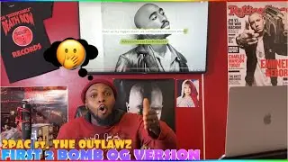 2PAC- ft. OUTLAWZ- FIRST 2 BOMB OG| REACTION 😲🔥🔥