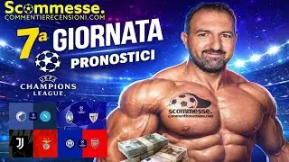 Pronostici 7a giornata Champions League 2025/26⚽️  Juventus, Milan, Napoli, Inter e Atalanta 🇮🇹🔥