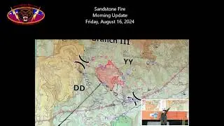 Sandstone Fire Operational Update for 8/16/24