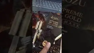 Zozu Supreme 24K Gold Sheetmask | Rekomendasi glowing Blackpink #blackpink #beautytips #sheetmask