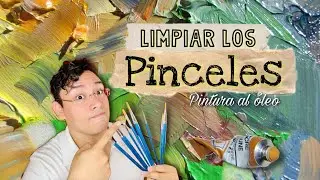 Limpieza de pínceles