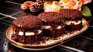 Этот шоколадный десерт за 5 минут на вкус как из кондитерской 😍