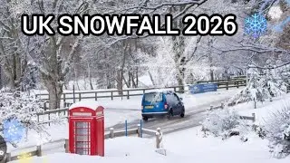 Snowfall In UK 2026 ❄️❄️ beautiful Snowday  Vlog Natural beauty of uk Snow day