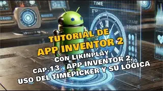 TUTORIAL 13, APP INVENTOR 2, USO DEL TIMEPICKER Y SU LÓGICA