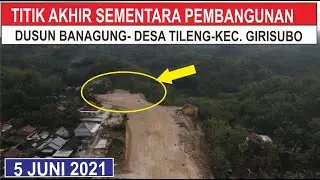Titik  Akhir Sementara kecamatan Girisubo  Progres Pembangunan JLS Gunungkidul | Masjid Almukminin