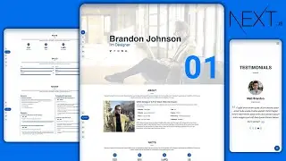 🔥 Nextjs Website: Creating a Dynamic Personal Portfolio Website (TypeScript, Dynamic Api) (2)