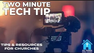 TWO MINUTE TECH TIP (1) -  ALL THINGS SMALL CHURCH - ADAPTERS FOR MORE IN EAR MONITORS