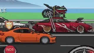 Opening 60 Crates! 3400 HP FB Build- Pixel Car Racer UPDATE / Side Exhaust | SLAPTrain
