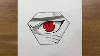 Naruto Eye Drawing Tutorial | Pencil Sketch