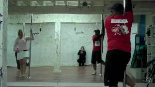 citychase calgary 2010: pole dancing at Pole Junkies