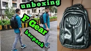 f gear backpack unboxing trial full detail review f gear tycoon bacpack mature bag