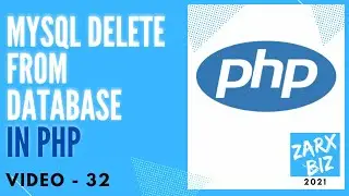 #32 Delete data from mysql database using php | Learn PHP Programming | PHP for Beginners