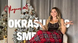 VLOGMAS #4: Okrašujem božično smrekico!🎄🎅🏼🦌
