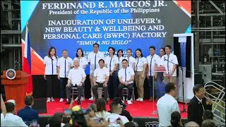 Inauguration of Unilever BWPC Factory​