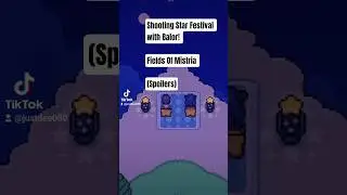 It's the Shooting Star Festival over in Mistria #FieldsOfMistria #ShootingStarFestival