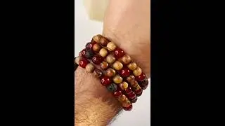 CONFIDENT III (FRAGRANCE DIFFUSER ) -  RED AQEEQ & OUD MISBAHA BRACELET, 99 BEADS