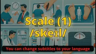 Scale meaning (1) with 5 examples