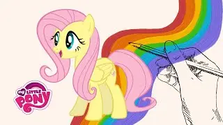 Simple Drawing Lesson - Create Your Own Fluttershy From My Little Pony