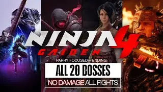 Ninja Gaiden 4 &ndash; All Boss Fights (No Damage) | Ultimate Perfect Run 4K 60FPS