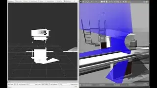 Large 3D Inspection:simulator of a long-range laser scanner to analyse large aeronautical structures