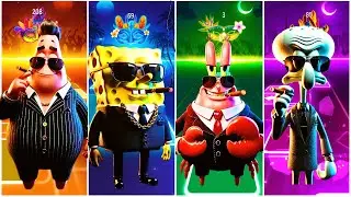 Tiles Hop but SpongeBob is Dancing to Coffin Dance🔥✅