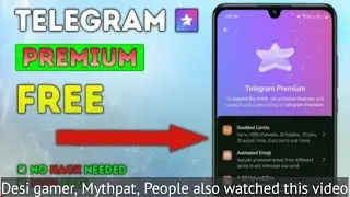 How to download Telegram Premium Free 😱 ||Paid telegram premium for free||Not work unsubscribe ||