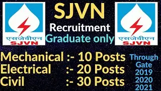 SJVN FIELD ENGINEER RECRUITMENT